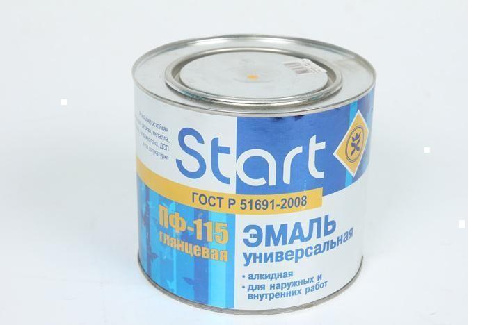 Эмаль ПФ-115 белая  (Start, Сайвер)