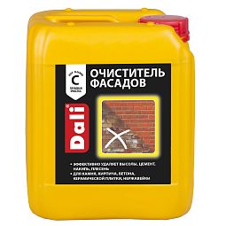 Очиститель фасадов DALI 5л(кирп.бет.плитка) удал.солев.отл.,следы кладоч.р-ра