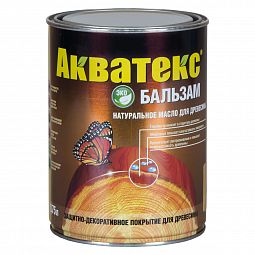 АКВАТЕКС-Бальзам  натуральное масло для древесины [б/цвет 0,75 л,от плесени,гниения,синевы, УФ-изл.]