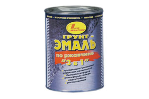 Гр-эмаль 3 в 1 по ржав. красно-корич. 3л (Новбытхим)