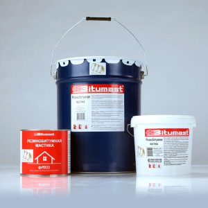 Мастика резинобитумная 21,5л BITUMAST