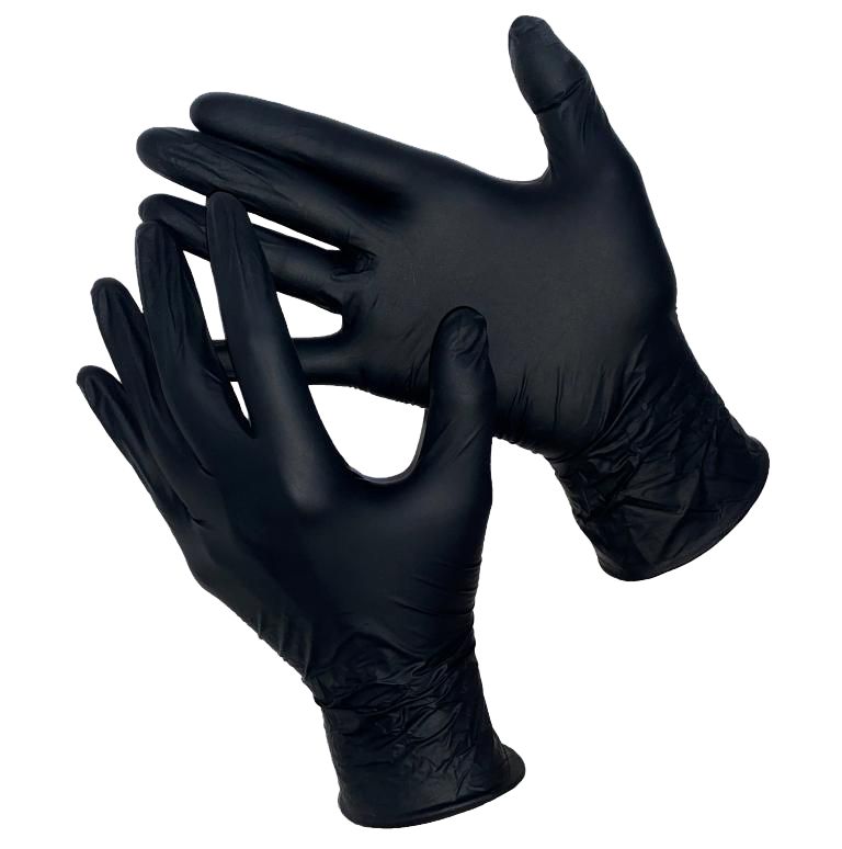 Перчатки нитриловые GWARD DELTAGRIP Total Black (Арт.UIltra SN) р-р 10(ХL) (50 пар)