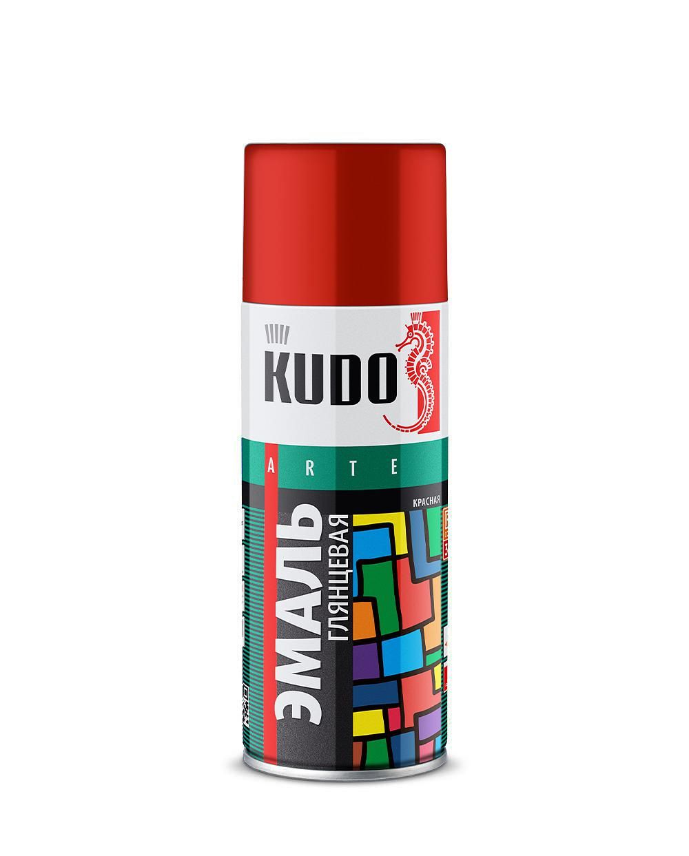Эмаль универс. серая KU 1018 (в бал. 520мл) (KUDO)