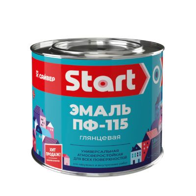 Эмаль ПФ-115 голубая (Start, Сайвер)