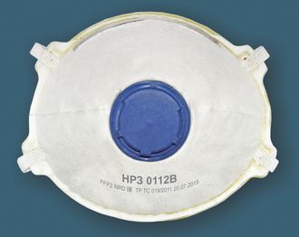 Респиратор полумаска фильтр. НРЗ-0112В  FFP2 NR D (все виды аэроз.. кислые газы) с клап.выд.(1 шт)