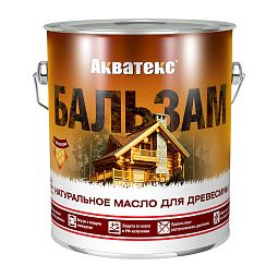 АКВАТЕКС-Бальзам  натуральное масло для древесины [б/цвет 2 л,от плесени,гниения,синевы, УФ-изл.]