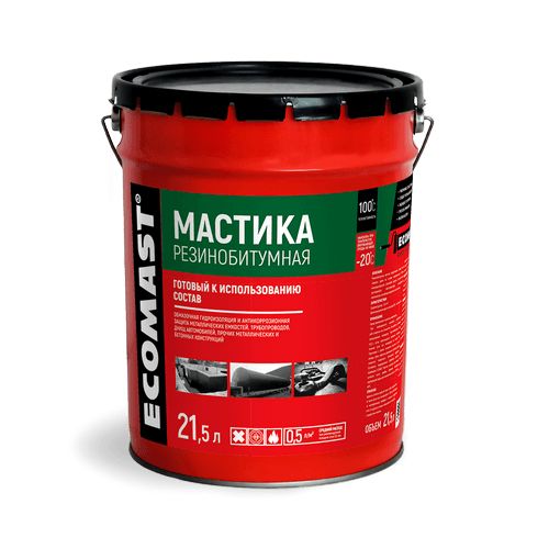 Мастика резинобитумная 5 л ЕСОMAST