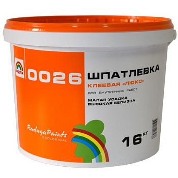 Шпатлевка масляно-клеевая  Радуга 0026 ЛЮКС (Радуга) 16 кг