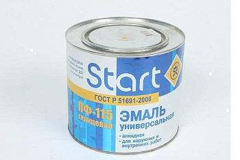 Эмаль ПФ-115 белая  (Start, Сайвер)