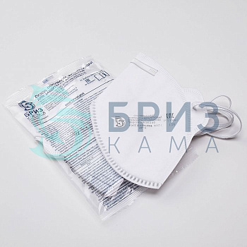 Респиратор полумаска фильтр.БРИЗ-1106  FFP1 NR D(противоаэроз..от дыма и пыли)