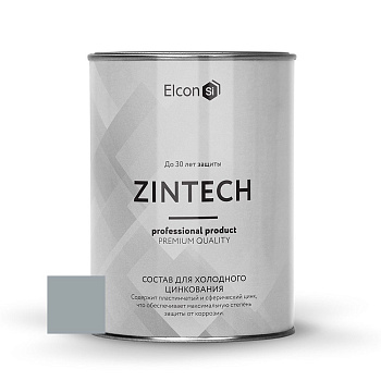 Грунт-эмаль Elkon Zintech,  цинконаполненная 1,0 кг (Elkon)
