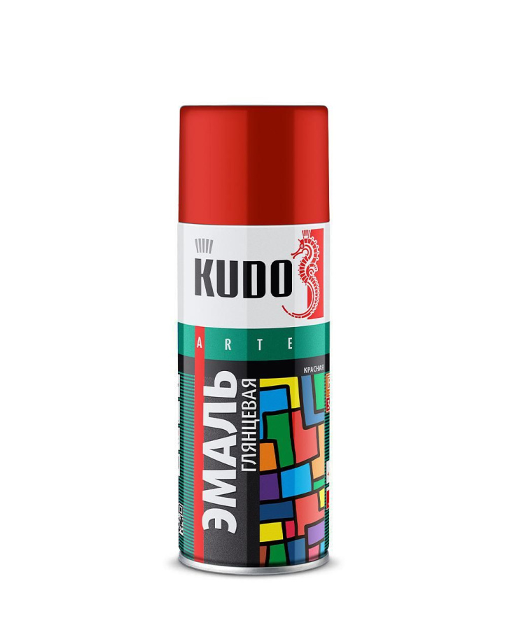 Эмаль универс. серая KU 1018 (в бал. 520мл) (KUDO)