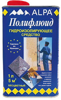 ПОЛИФЛЮИД ALPA (гидроизолирующее средство) 1л.