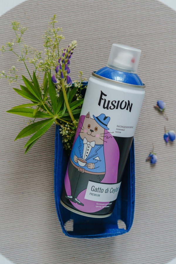 Краска акриловая Дор блю FUSION Gatto di Ceylon (в бал. 520 мл) (Церта)