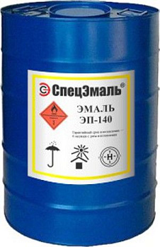 Эмаль ЭП-140 красная маслобенз.(15+6,3 отв.№ 2)(СпецэмальМ) ПОД КРАСКОПУЛЬТ!!!