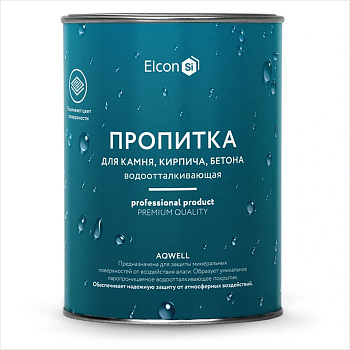 Водоотталкивающая пропитка Elcon Aqwell с эффектом Мокрого камня 0,9 л